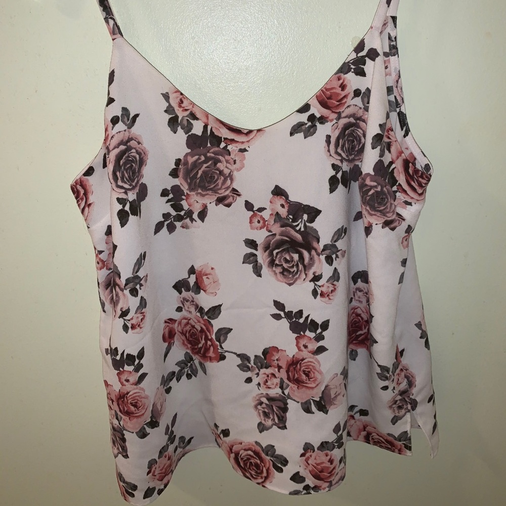 floral tank top